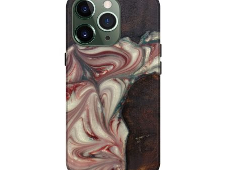 iPhone 13 Pro Wood+Resin Live Edge Phone Case - Adri (Dark Red, 593783) Sale