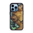 iPhone 14 Pro Wood+Resin Phone Case - Sib (Dark Green, 593561) Online