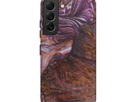 Galaxy S22 Wood+Resin Live Edge Phone Case - Raeann (Purple, 594787) For Cheap