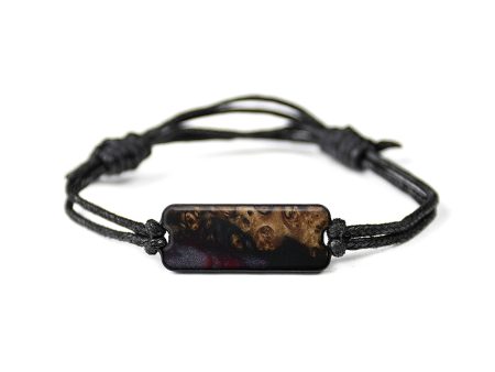 Classic Wood+Resin Bracelet - Tasia (Dark Red, 593417) Online