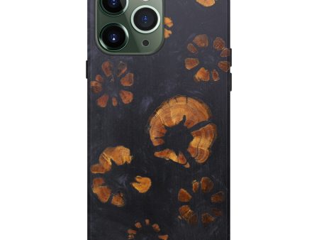 iPhone 13 Pro Max Wood+Resin Live Edge Phone Case - Alison (Pure Black, 595490) For Cheap