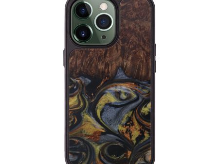 iPhone 13 Pro Wood+Resin Phone Case - Roxanne (Metallic, 591967) Online Sale