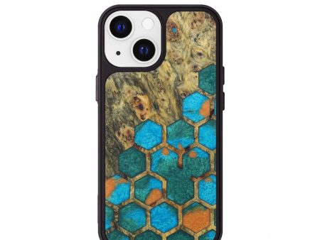 iPhone 13 mini Wood+Resin Phone Case - Sylvia (Pattern, 596031) Online