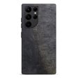 Galaxy S22 Ultra Wood+Resin Live Edge Phone Case - Atalanta (Pure Black, 595488) Online Sale