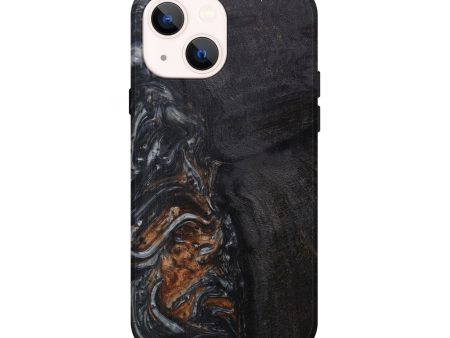 iPhone 14 Wood+Resin Live Edge Phone Case - Eddie (Metallic, 594830) Online Hot Sale