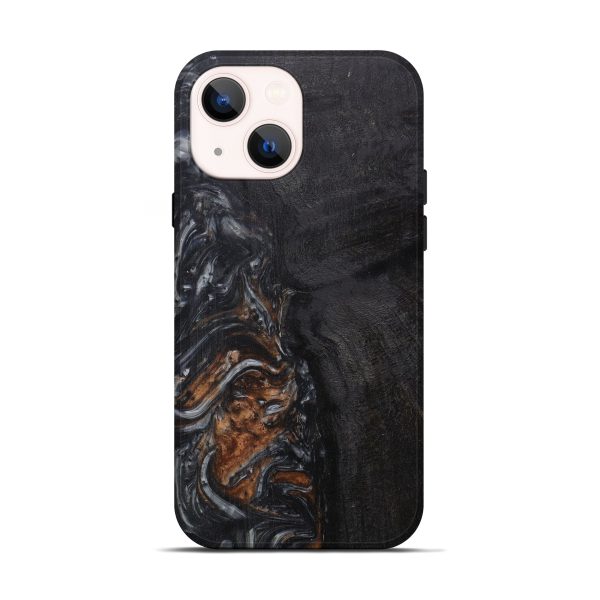 iPhone 14 Wood+Resin Live Edge Phone Case - Eddie (Metallic, 594830) Online Hot Sale