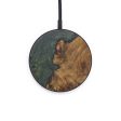 Circle Wood+Resin Wireless Charger - Zeb (Dark Green, 596108) Sale