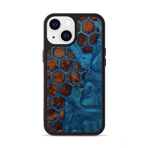 iPhone 13 Wood+Resin Phone Case - Pauly (Pattern, 595520) Discount