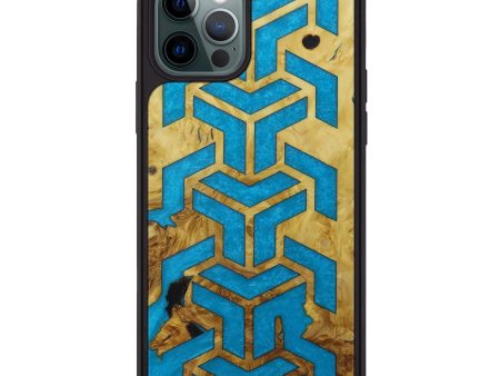 iPhone 12 Pro Wood+Resin Phone Case - Jamil (Pattern, 595499) Online now