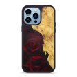 iPhone 14 Pro Max Wood+Resin Phone Case - Nollie (Dark Red, 595631) Hot on Sale