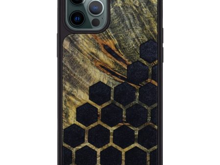 iPhone 12 Pro Max Wood+Resin Phone Case - Roslyn (Pattern, 595516) Online Hot Sale