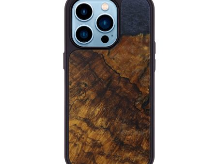 iPhone 14 Pro Burl Wood Phone Case - Ruby (Maple Burl, 592075) Supply