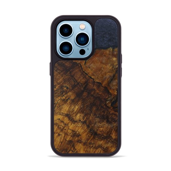 iPhone 14 Pro Burl Wood Phone Case - Ruby (Maple Burl, 592075) Supply