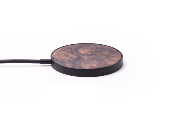 Walnut Burl Wireless Charger Hot on Sale