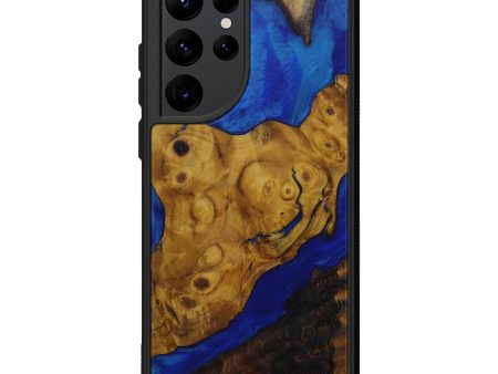 Galaxy S22 Ultra Wood+Resin Phone Case - Darrel (Mosaic, 593476) Hot on Sale