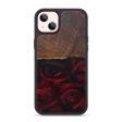 iPhone 14 Plus Wood+Resin Phone Case - Roscoe (Dark Red, 595605) Online