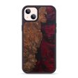 iPhone 14 Plus Wood+Resin Phone Case - Core (Dark Red, 595664) Discount