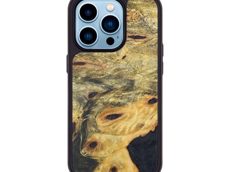 iPhone 14 Pro Burl Wood Phone Case - Jolynn (Buckeye Burl, 592018) For Cheap