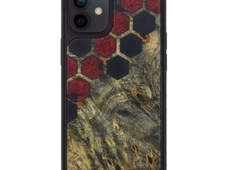 iPhone 12 Wood+Resin Phone Case - Waneta (Pattern, 596079) Online Sale