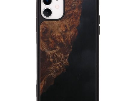 iPhone 11 Wood+Resin Phone Case - Ragui (Pure Black, 595735) Supply