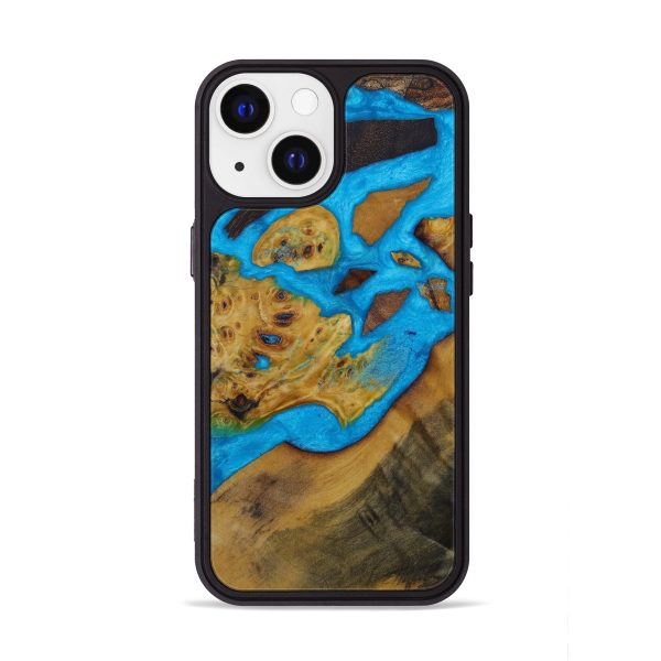 iPhone 13 Wood+Resin Phone Case - Metti (Mosaic, 593474) Discount