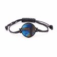 Circle ResinArt Bracelet - Rivy (Teal & Gold, 591950) Discount