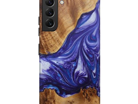 Galaxy S22 Plus Wood+Resin Live Edge Phone Case - Jill (Purple, 594782) For Cheap