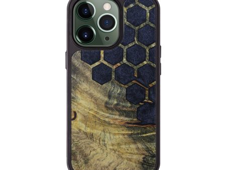 iPhone 13 Pro Wood+Resin Phone Case - Robenia (Pattern, 595505) Cheap