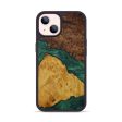 iPhone 14 Wood+Resin Phone Case - Cark (Mosaic, 593478) Online