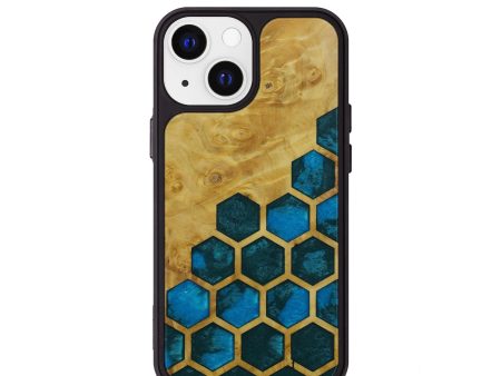 iPhone 13 mini Wood+Resin Phone Case - Winonah (Pattern, 595126) For Cheap