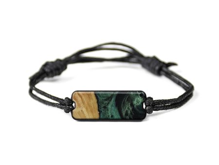 Classic Wood+Resin Bracelet - Thresa (Dark Green, 589052) Online Hot Sale