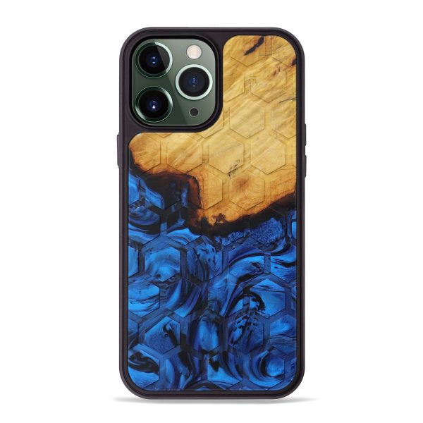 iPhone 13 Pro Max Wood+Resin Phone Case - Charlie (Tactile, 592885) For Discount