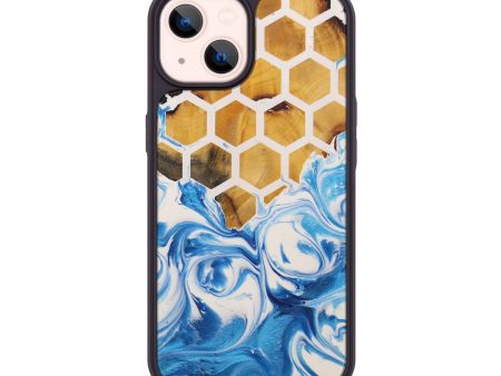 iPhone 14 Wood+Resin Phone Case - Ricki (Pattern, 595081) Online Hot Sale