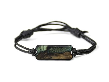 Classic Wood+Resin Bracelet - Luvenia (Dark Green, 589929) Online Sale