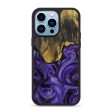 iPhone 14 Pro Max Wood+Resin Phone Case - Nolana (Purple, 595042) Online Hot Sale