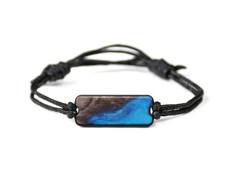 Classic Wood+Resin Bracelet - Pradi (Light Blue, 590885) Online Sale