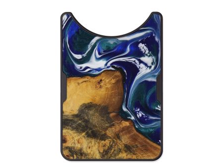 Alloy Wood+Resin Wallet - Normand (Dark Blue, 589789) Cheap