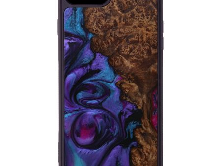 iPhone 8 Plus Wood+Resin Phone Case - Tambra (Purple, 593726) Online now