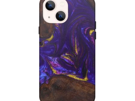 iPhone 13 Wood+Resin Live Edge Phone Case - Anda (Purple, 592508) Hot on Sale