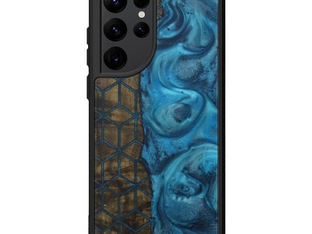 Galaxy S22 Ultra Wood+Resin Phone Case - Chandal (Pattern, 595227) Supply