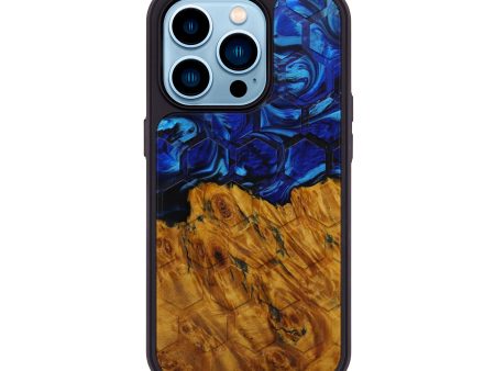 iPhone 14 Pro Wood+Resin Phone Case - Bobi (Tactile, 592924) on Sale