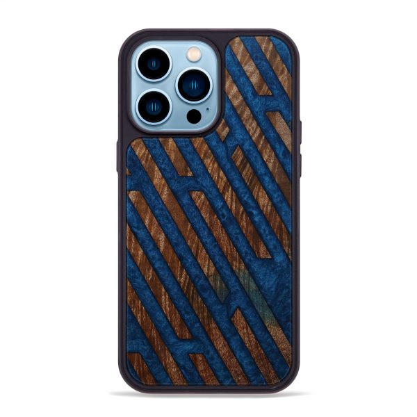 iPhone 14 Pro Max Wood+Resin Phone Case - Trevin (Pattern, 592805) Online Sale