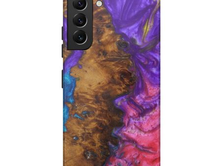 Galaxy S22 Plus Wood+Resin Live Edge Phone Case - Pavla (Purple, 594872) on Sale