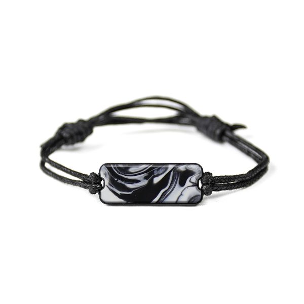 Classic ResinArt Bracelet - Dorothy (Black & White, 591293) Online Hot Sale