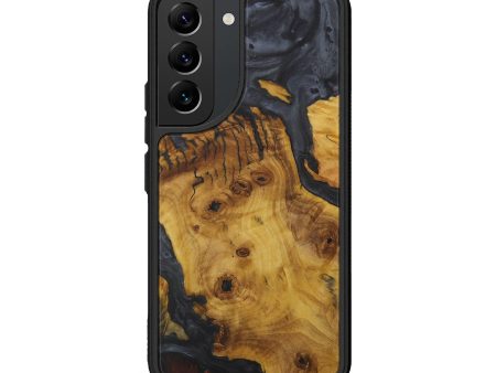 Galaxy S22 Wood+Resin Phone Case - Charles (Mosaic, 592211) Cheap