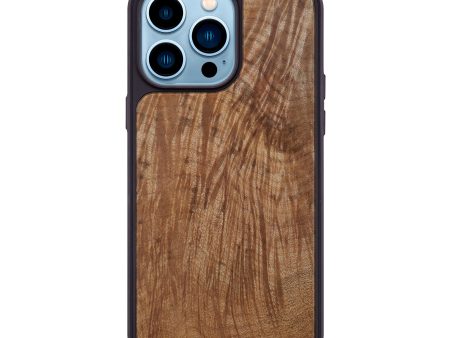 iPhone 14 Pro Max Burl Wood Phone Case - Sigmund (Maple Burl, 589347) For Sale