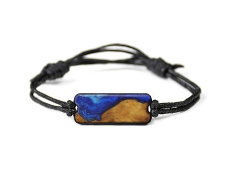 Classic Wood+Resin Bracelet - Marvin (Dark Blue, 592145) Online Hot Sale