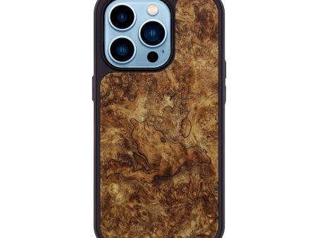 iPhone 14 Pro Burl Wood Phone Case - Hattie (Maple Burl, 591479) For Sale