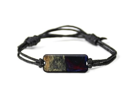 Classic Wood+Resin Bracelet - Ottilie (Dark Red, 591601) Cheap