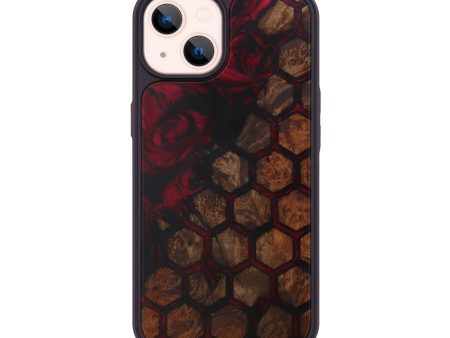 iPhone 14 Wood+Resin Phone Case - Carine (Pattern, 595815) Online Hot Sale